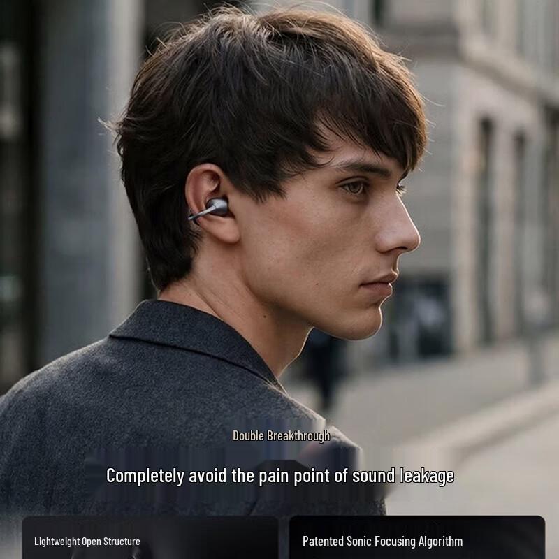 SANAG ANC Clip Ear-clip TWS AI Translator Headphones