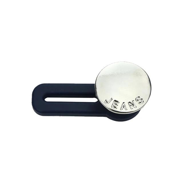 New 1/5PCS Magic Metal Button Extender for Pants Jeans Free Sewing Adjustable Retractable Waist Extenders Button Waistband Expan