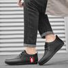 Fashion 2025New Mens Shoes Fashion Casual Leather Shoe Breathable Mesh Shoes Light Comfort Driving Shoes for Men Lace Up Flats Moccasins