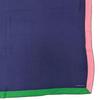 Excellent HERMES scarf GEANT ENCADRE Dark navy cashmere Women Used