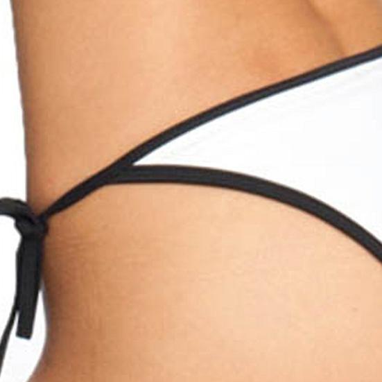 Women Bikini Set Adjustable Side Tie Bottoms And Halter Neck Top Elastic Breathable Comfortable Beachwear for Summer
