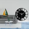 Iron Sailboat Acrylic Wall Clock Sculpture Tabletop Ornament Feng Shui Decor Collection Silent Easy