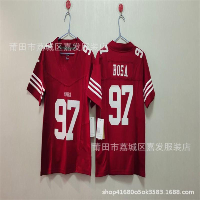 Youth Rugby Jersey Boys NFL San Francisco 49ers Eagles Team Fan Apparel Cotton Sportswear