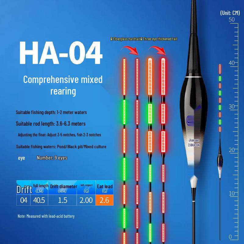 High-Sensitivity Three-Eye Color-Changing Fishing Float - Bright Bite Indicator for Carp.