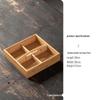 Bamboo Woven Dessert and Pastry Display Plate