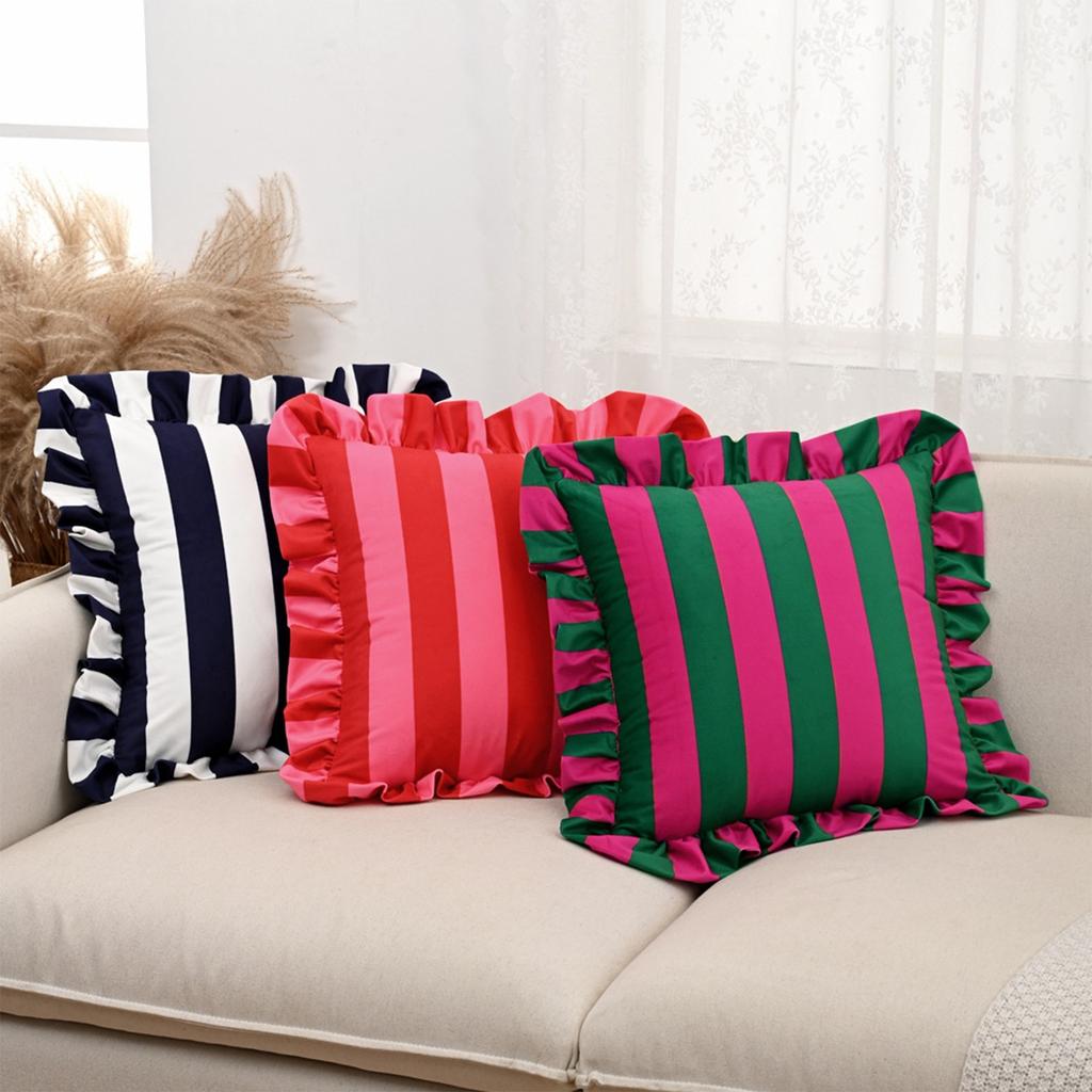 Cute Pillowcase, Striped Comfortable Bedroom Pillowcase, Pillow Cover