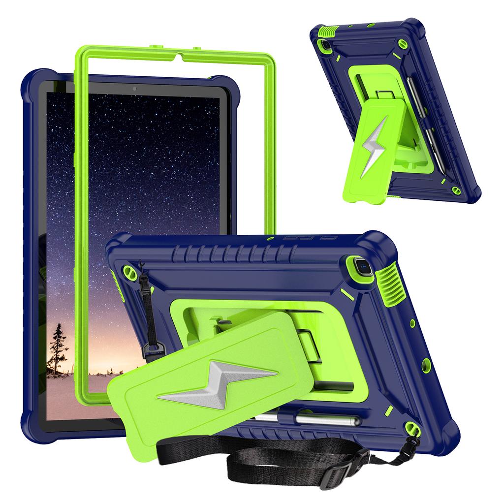 Etui na tablet dla Samsung Galaxy Tab S6 Lite (2024) P620 P625/(2022) P613 P619/(2020) P610 Pokrowiec PC+Silikon ze Smyczą