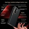 Luxury Premium Genuine Leather For Samsung Galaxy Z TriFold Case New Flip Magnetic Leather Full Protective Shockproof Cover