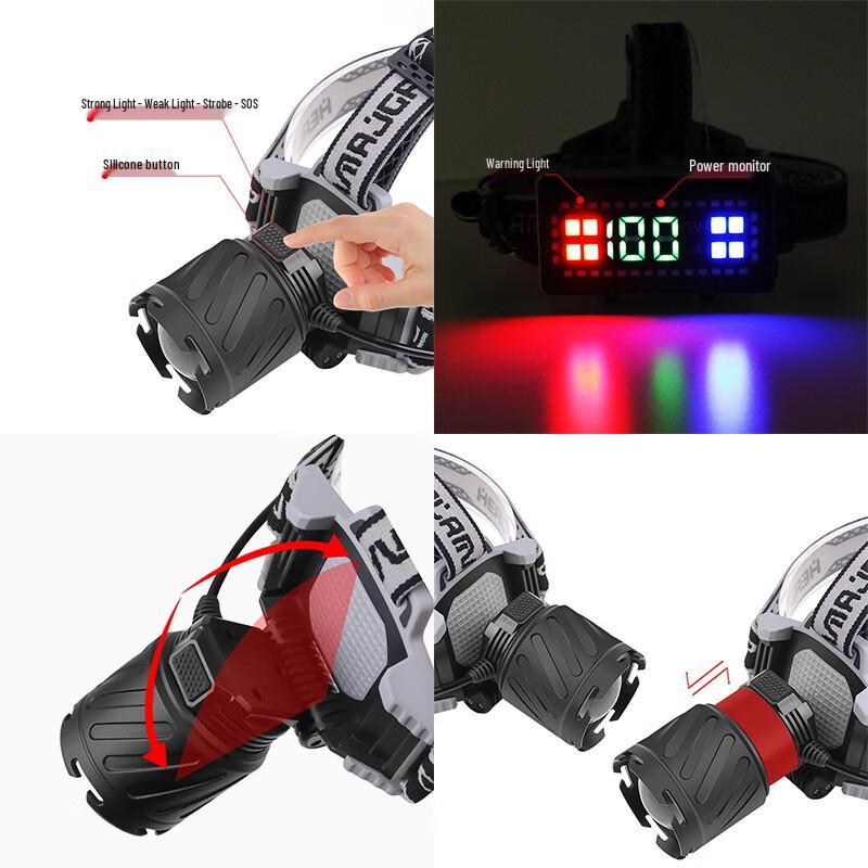 Taichuang XHP99 Rechargeable LED Headlamp