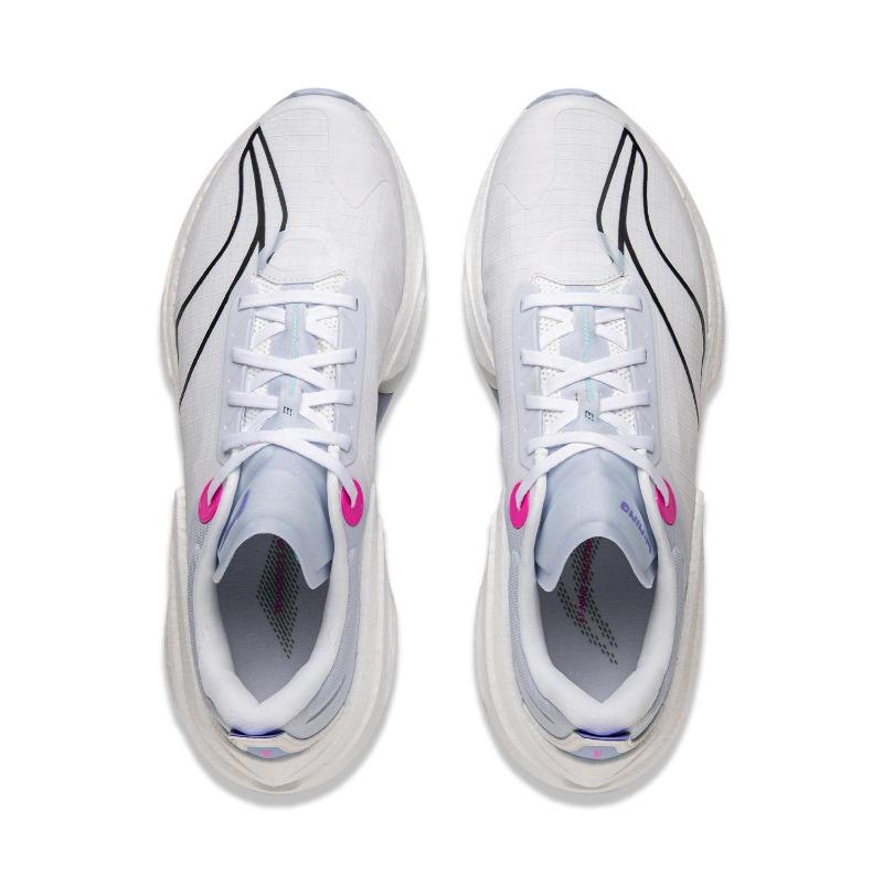 Li-Ning Jueying 3 ESSENTIELLE Herren Niedrige Renn-Laufschuhe Weiß Lila ARRV003-1