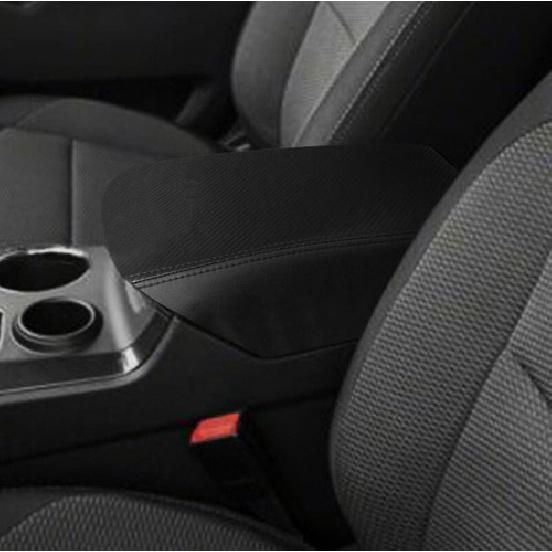 Real Leather Carbon Fiber Style Car Center Armrest Box Cover For Explorer 11-18