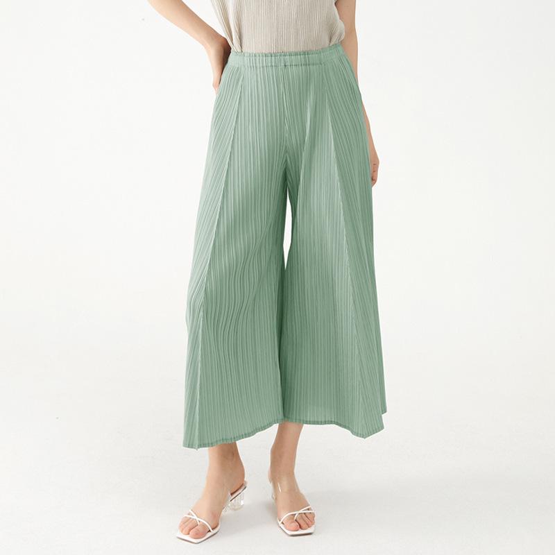 Tianpei 2025 Spring/Summer Women's High-Quality Comfortable Loose High-Waist Wide-Leg Pants