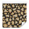 Golden Leather Wallpaper Gold, Brown and Graphite for Living Room and Bedroom 50x1000