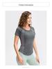 Women's Short Sleeve Mesh Yoga T-Shirt – Breathable, Quick-Dry, High Elastic Fitness Wear