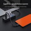 Universal USB 3.0 One-to-Four Hub for Desktop & Laptop Expansion