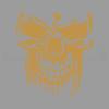 Evil Fanged Skull Creative&funny Stickers for Cartoon Fans&lover,high Quality for Car Trucks Motorcycles &laptops
