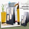 Desktop Magnetic Bulletin Board Freestanding Metal Easel Memo Board For Desktop Home Offices Decoration