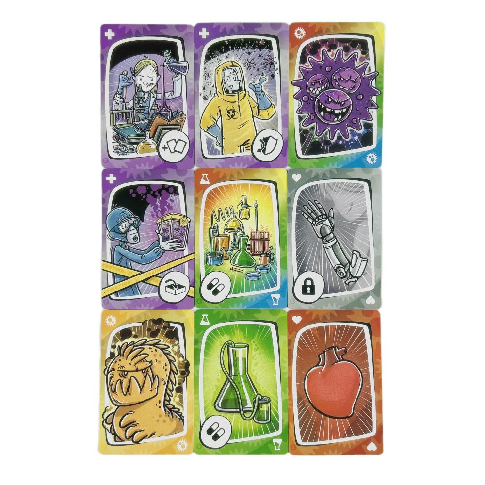 Virus 1 2 3 Board Game The Contagiously Fun Card Game English Version Party Game for Fun Family Game