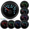 Auto Car 52MM Water Temperature Gauge with Warning Sensor 12MM,14MM,16MM  40-120℃ Water Temp Meter Indicator 7 Color Backlight