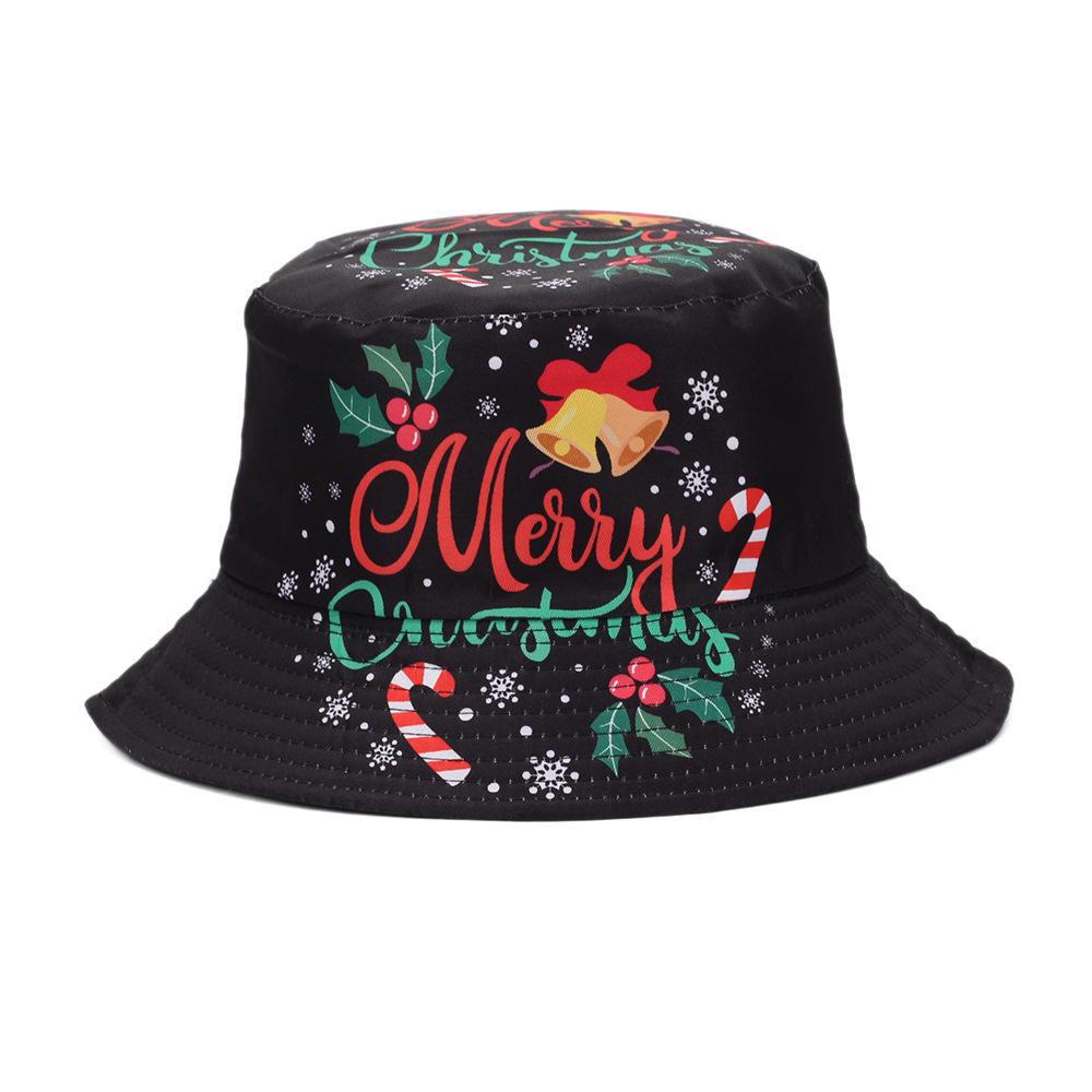 

Персонализированная Рождественская печать Уличная панама-рыбак - Дизайн Санта-Клауса для мужчин и женщин M (56-58cm)