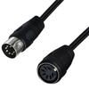 Robuster 7-Pin-DIN-Stecker auf Buchse Verlängerungskabel-Adapterstecker für Naim-Systeme Receiver Monitor