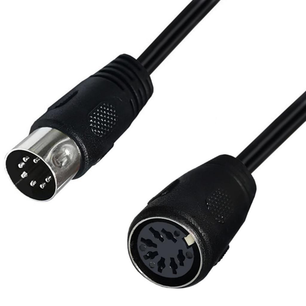 Robuster 7-Pin-DIN-Stecker auf Buchse Verlängerungskabel-Adapterstecker für Naim-Systeme Receiver Monitor