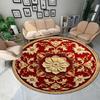 Runde Perserteppiche für Wohnzimmer Teppiche für Schlafzimmer Heimdekoration Teppich Rutschfeste Runde Bodenmatte Bodendekoration