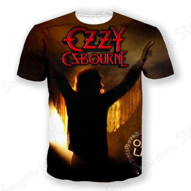 Rock Band T Shirt Ozzy Osbourne 3d Printed Tshirt Men Women Fashion
