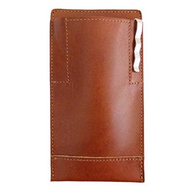 Chest Pocket Business Pen Case with Business Card Holder (brown)