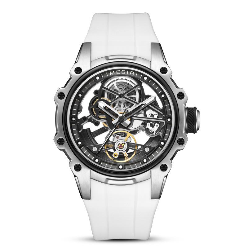

Men S Stainless Steel Hollow Mechanical Watch Men S Automatic Waterproof Luminous Mechanical Watch