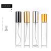 10ml Portable Glass Perfume Spray Bottle - Transparent Refillable Floral Water Bottle