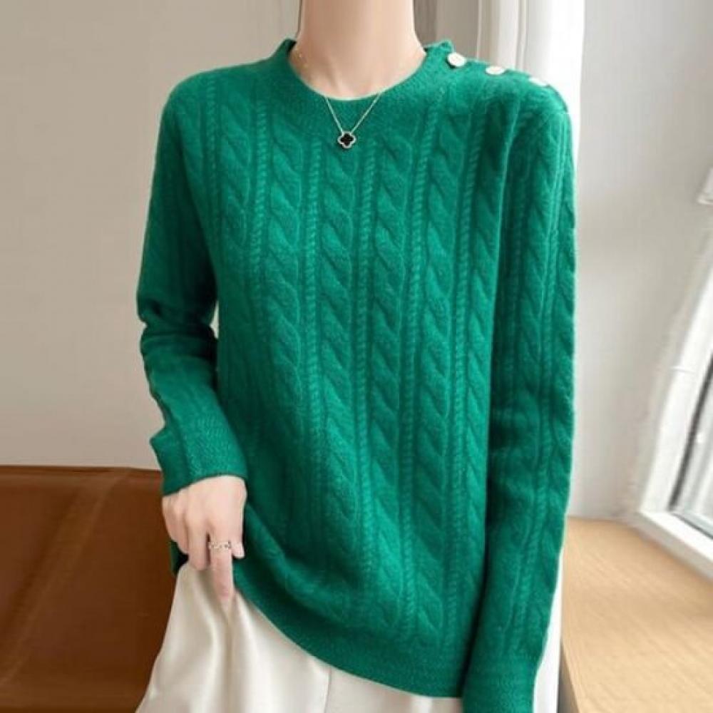 Navava Women S SofT Cable KniT Long Sleeve T ShirT Nk3212