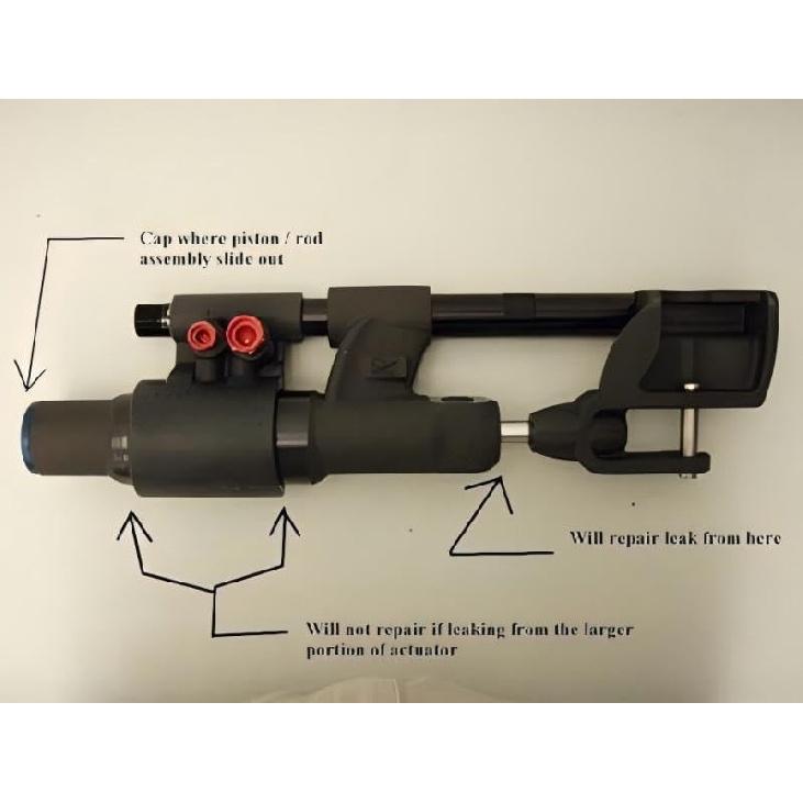 for Volvo Penta Power Steering Actuator Complete Seal Repair Kit for actuator part #'s 21910902 3812269 3860883 3862210 3862513 as well as others.
