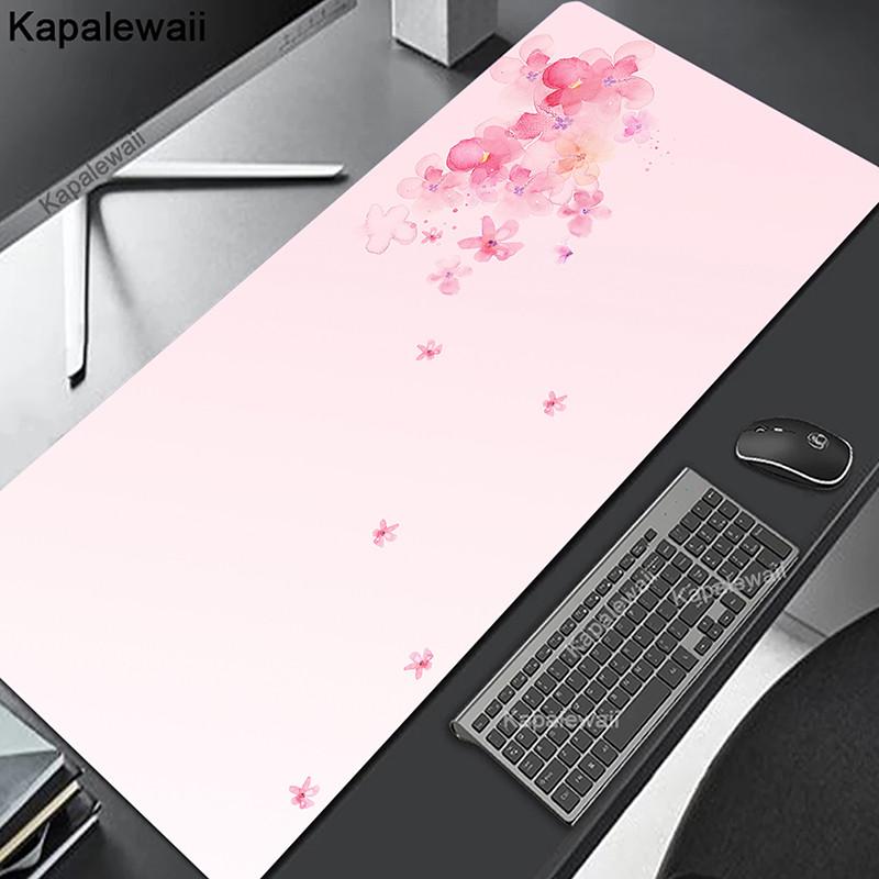 Comouter Mouse Pad Large Sakura Mousepads Office Deskmat XXL Table Carpet Natural Rubber Mousemat Keyboard Mats xcm Mousepad