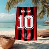 Custom Name Ultra-Soft Beach Towel with 10 Theme,Ideal for Pool - Camping, Diving - Perfect Travel Essential, Vibrant Beach Towel.