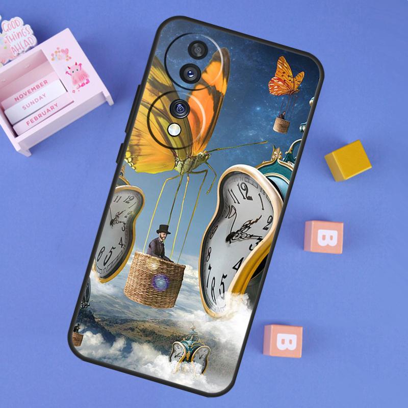 Salvador Dali Painting Case For Honor 200 400 Lite 50 70 90 X9a X9b X9c X9d X8b X8c Win RT Magic 7 5 6 8 Pro Cover