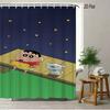Crayon Shin-Chan Buttocks Oiroke No Momo Funny Balloon 2D Print Waterproof Shower Curtain, Minimalist Cream Bathroom Decor With