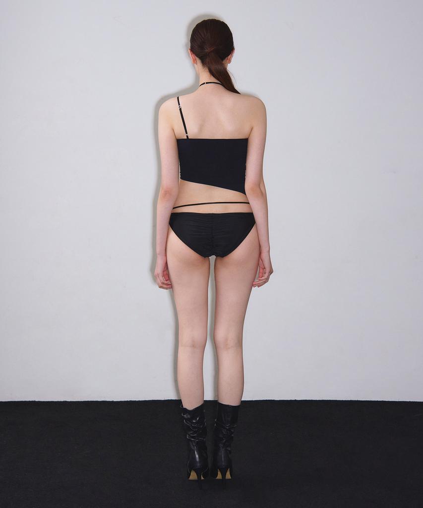 VINAJ W String Bikini Bra (Black)