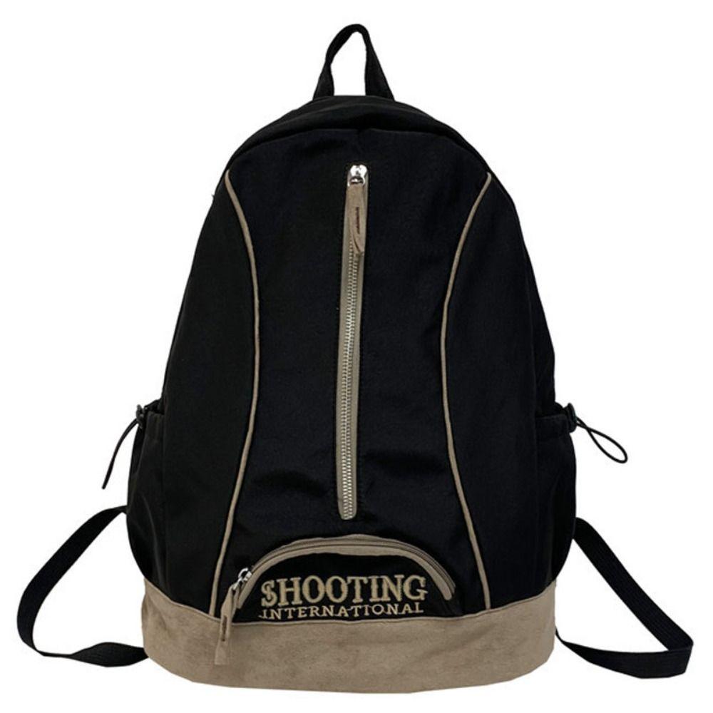 

Вишивка Модний Рюкзак Поліестер Багатокишеньковий Повсякденні Шкільні Рюкзаки Повсякденні Шкільні Сумки