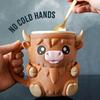 Highland Cow Ice Cream Pint Holder (In Stock)