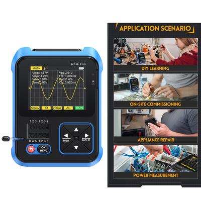 Handheld Portable Digital Oscilloscope Transistor Checker Tester Inductance Capacitance Resistance Meter Standard Configuration
