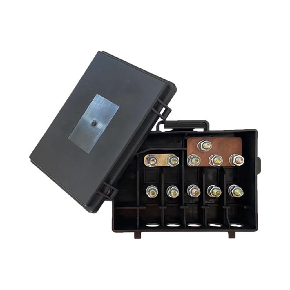 Car Distribution Block 5-Way Bus Bar Fuse Holder 25A-500A Universal Replacement