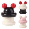 Clown Face Toothpick Holder Plastic Makeup Remover Swab Jar Creative Toothpick Storage Box  Home