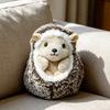 Riccio Sfera Giocattolo Animale Peluche Giocattolo Peluche Riccio Carino Pecora Sfera Agnello Morbido e Adorabile Giocattolo Regali Compleanno Natale per Bambini