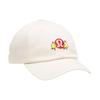 lululemon Logo Design Cotton Blend Peaked Cap Unisex Couple Style White LU9CDLS
