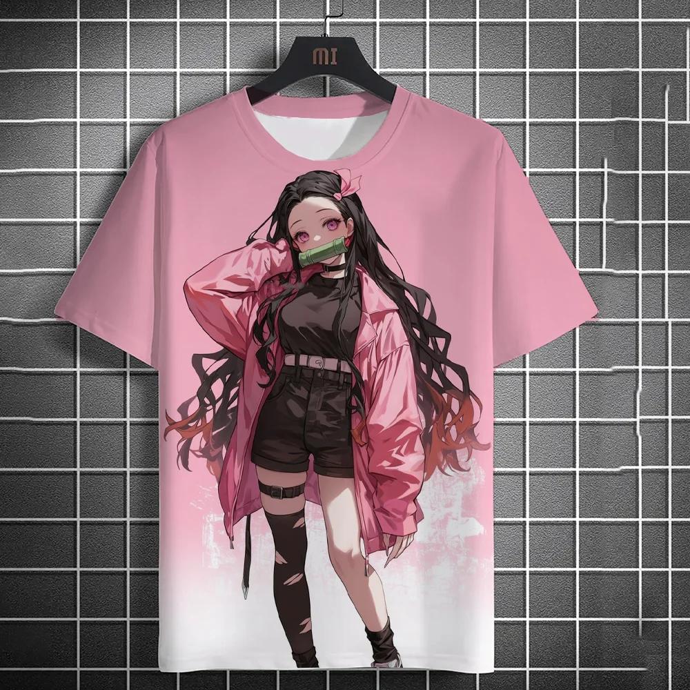 Japanese Graffiti Anime 3D Printed Fashionable Casual Short Sleeved Men's T-shirts - Soft Medium Stretch Polyester Fabric Summer Relaxed Fit Clothing