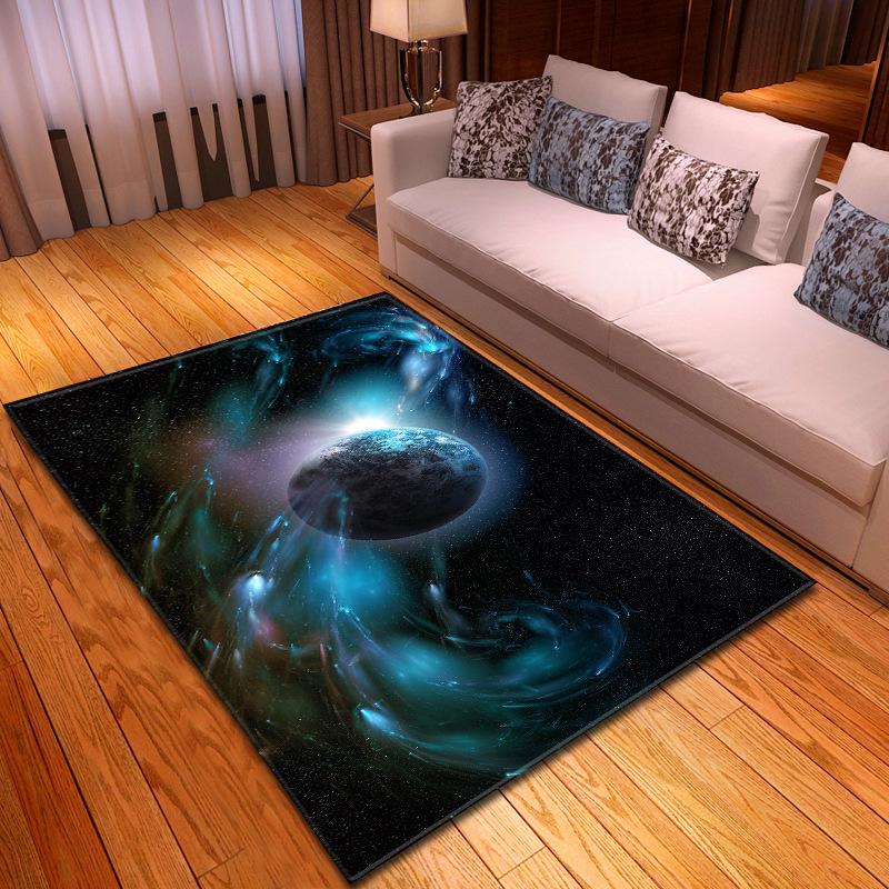 Simple And Mysterious Starry Sky Living Room Carpet Bedroom Dining Room Floor Mat Pattern Size