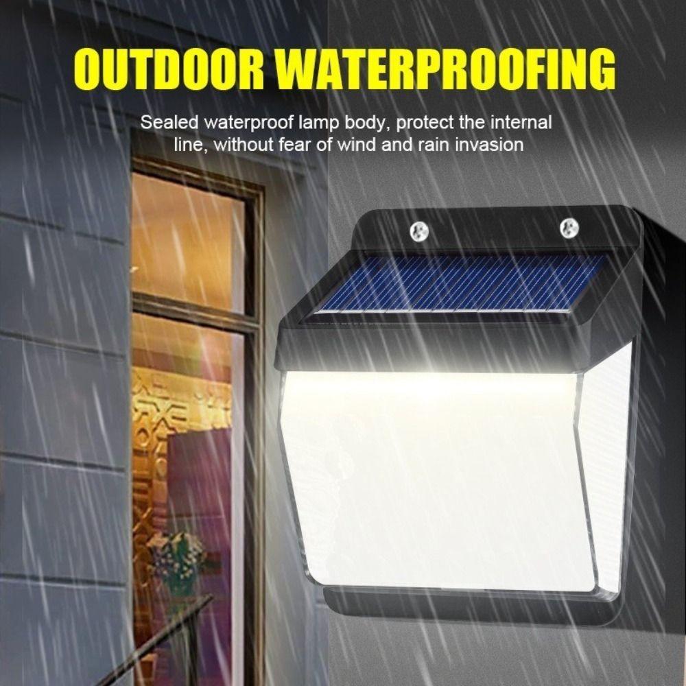 Superhelle Solarlampe Wasserdicht Drahtlos Sensor Sicherheitsleuchte für Garten Zaun Hof