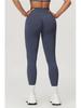 High-Waisted Seamless Breathable Nude Feel Yoga Pants for Women, Workout Leggings, Elastic Compression Fitness Tights, Black/Gray S-XXL