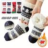 1 Pair Women'S Fuzzy Socks Thick Warm Slipper Fuzzy Socks Sleep Socks Winter Soft Comfort Fluffy Socks